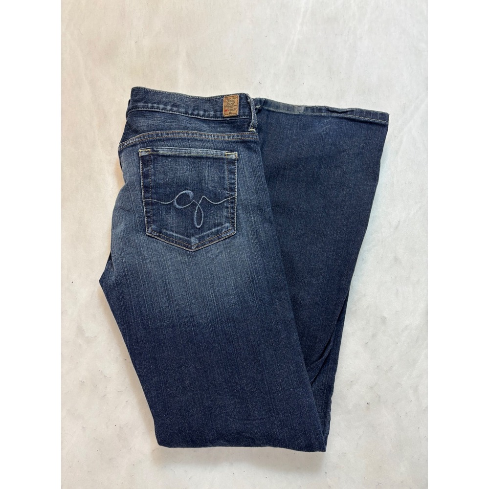 Guess Jeans Women's Flare Bootcut Denim Jeans Size 32‎ Dark Wash Stretch